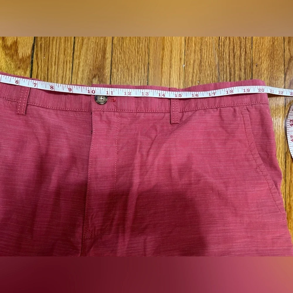 Tommy Hilfiger Mens Casual Classic Chino Shorts Size 40 Red